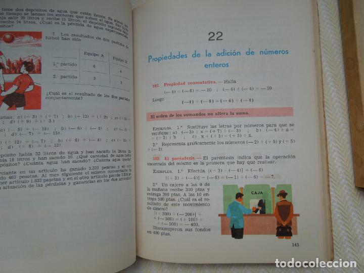 Libros de segunda mano de ciencias: MATEM&Aacute;TICA MODERNA - SEGUNDO CURSO - C. MARCOS/J. MART&Iacute;NEZ - EDICIONES SM 1966. - Foto 2