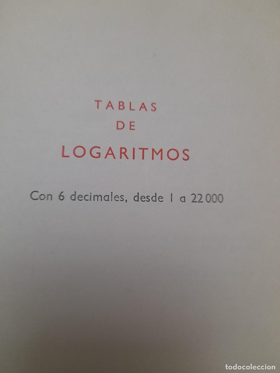 Libros de segunda mano de ciencias: Libro matem&aacute;ticas tablas de logaritmos y trigonometricas editorial bru&ntilde;o - Foto 4