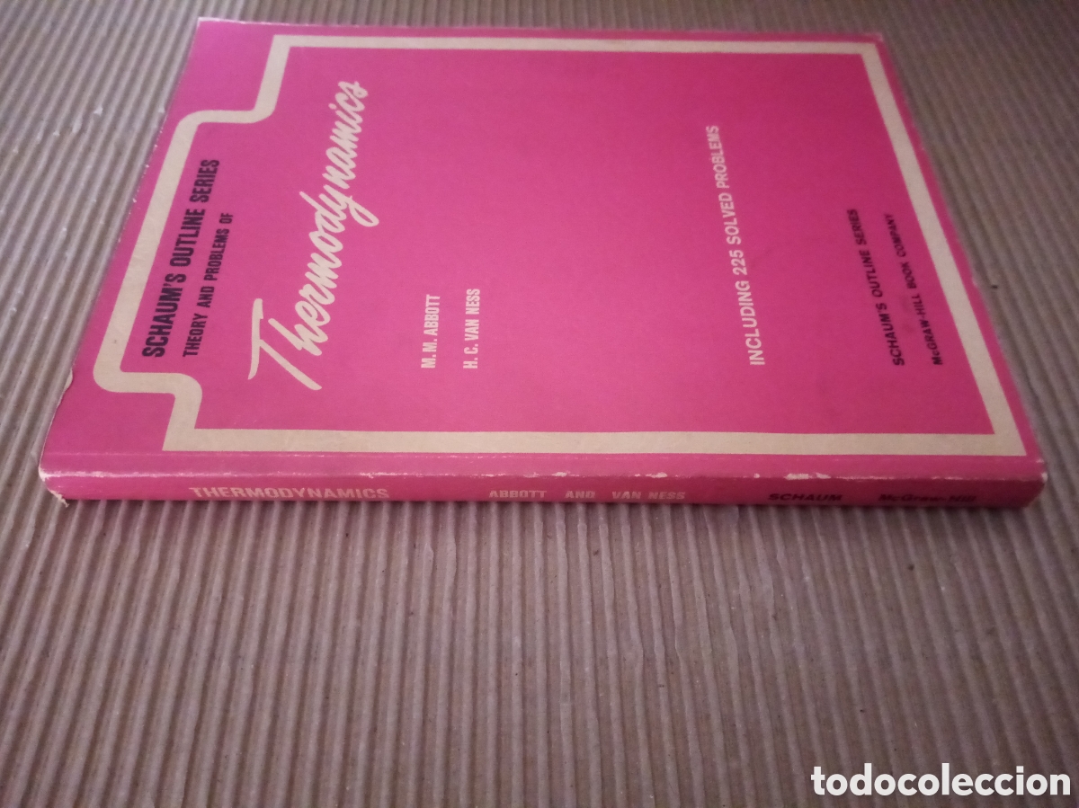 Libros de segunda mano de ciencias: Thermodynamics -M. M. Abbott & H. C. Van Ness- - Foto 2
