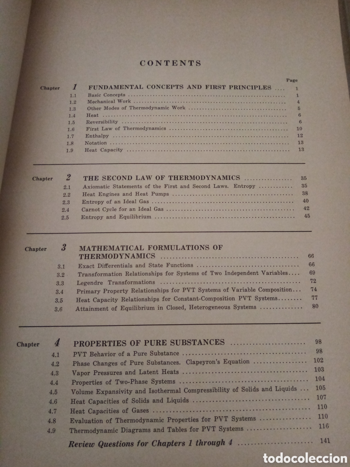 Libros de segunda mano de ciencias: Thermodynamics -M. M. Abbott & H. C. Van Ness- - Foto 4