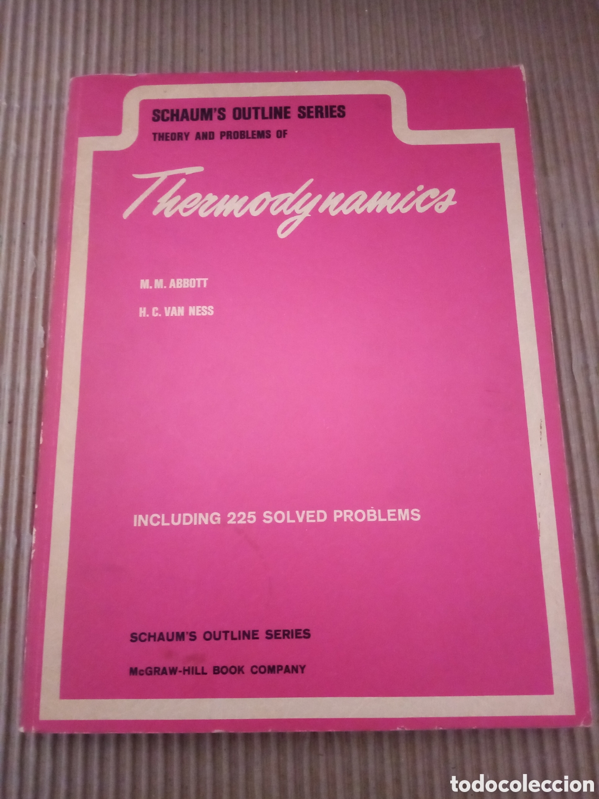 Libros de segunda mano de ciencias: Thermodynamics -M. M. Abbott & H. C. Van Ness- - Foto 1