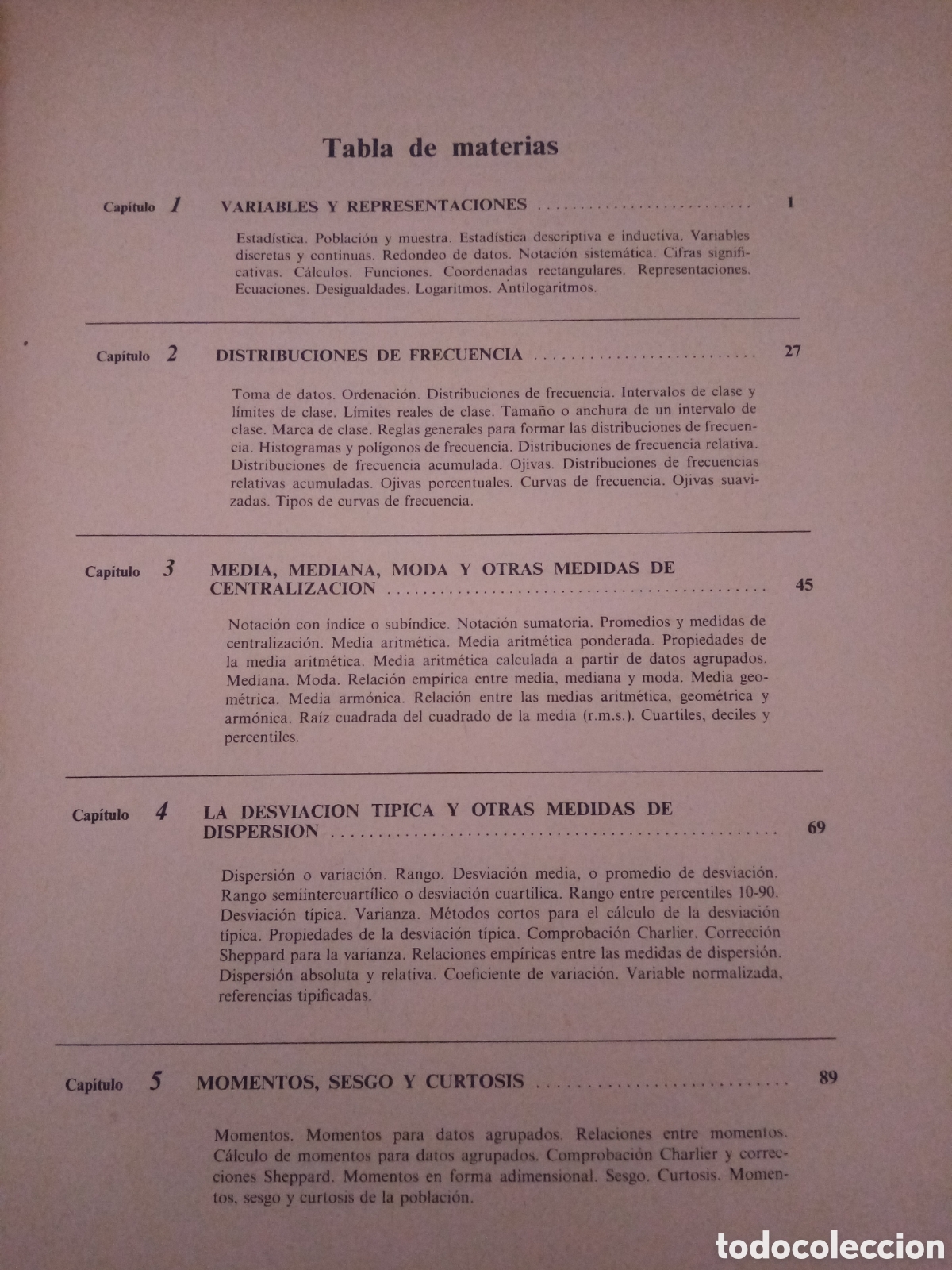 Libros de segunda mano de ciencias: Estad&iacute;stica -Murray R. Spiegel- Teor&iacute;a y problemas - Foto 4