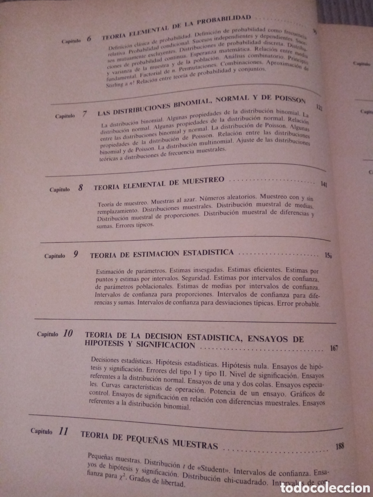 Libros de segunda mano de ciencias: Estad&iacute;stica -Murray R. Spiegel- Teor&iacute;a y problemas - Foto 5