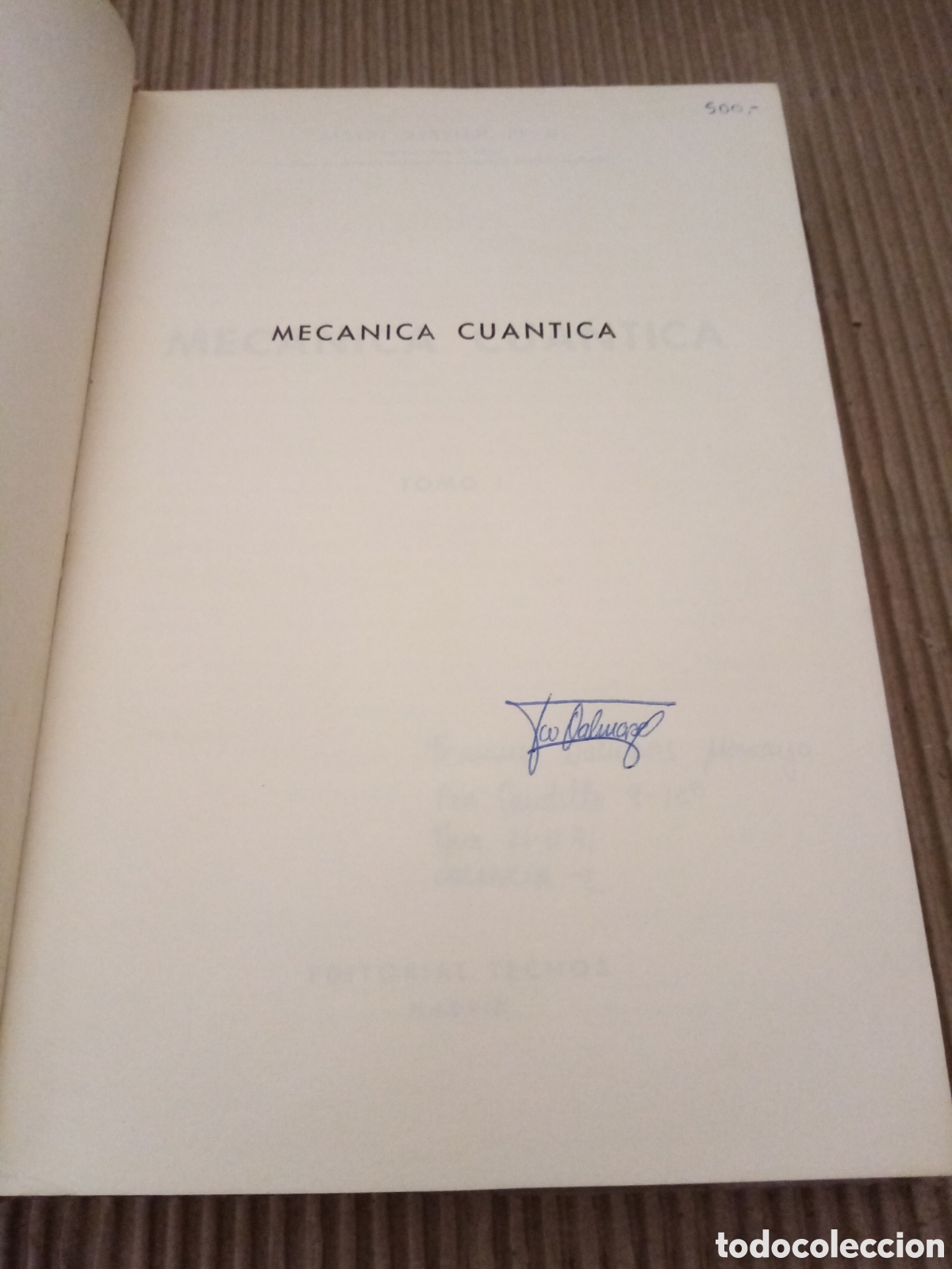 Libros de segunda mano de ciencias: Mec&aacute;nica Cu&aacute;ntica -Messiah- - Foto 4