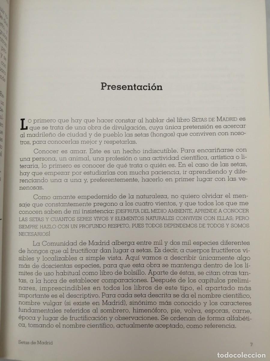 Libros de segunda mano: SETAS DE MADRID (PRIMERA EDICI&Oacute;N) - Foto 4