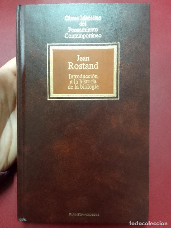 Libros de segunda mano: Jean Rostand: Introducci&oacute;n a la historia de la biolog&iacute;a - Foto 1