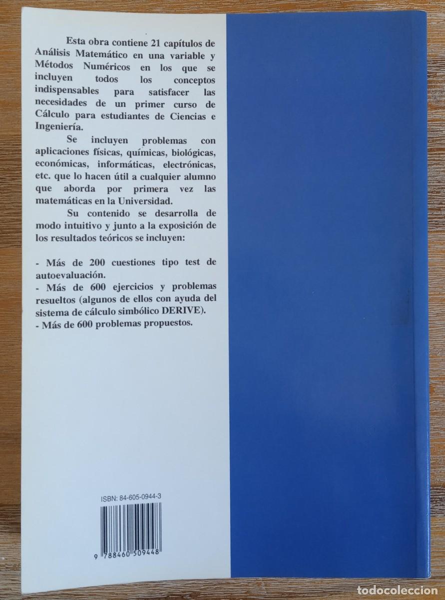 Libros de segunda mano de ciencias: CALCULO I TEORIA Y PROBLEMAS DE ANALISIS MATEMATICO EN UNA VARIABLE - Foto 2