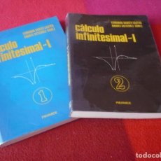 Libros de segunda mano de Ciencias: CALCULO INFINITESIMAL I 1 Y 2 COMPLETA ( GARCIA CASTRO GUTIERREZ GOMEZ ) 1982 MATEMATICAS PIRAMIDE. Lote 382251879