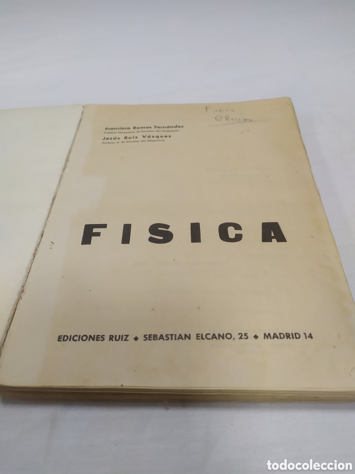 Libros de segunda mano de ciencias: Fisica. F. Ramos y J Ruiz, 1962 - Foto 3