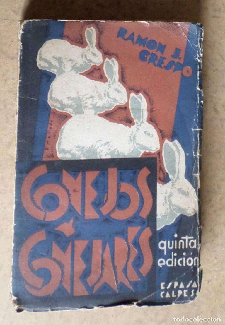 Libros de segunda mano: CONEJOS Y CONEJERAS - Ram&oacute;n J. Crespo - Ed. Espasa Calpes 1930 - Foto 1