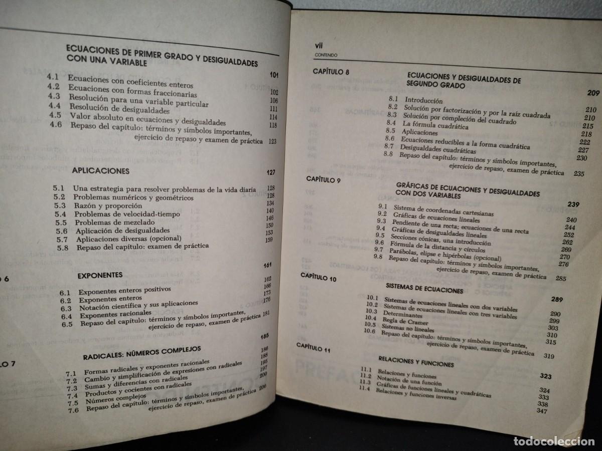 Libros de segunda mano de ciencias: 54- &Aacute;LGEBRA - BARNETT - MCGRAW-HILL - 1992 - Foto 5