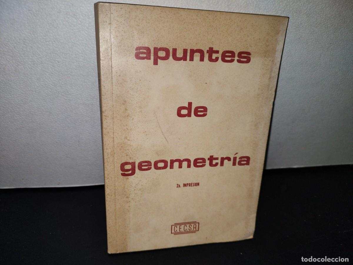 Libros de segunda mano de ciencias: 54- APUNTES DE GEOMETR&Iacute;A - C.EC.S.A. - Foto 1