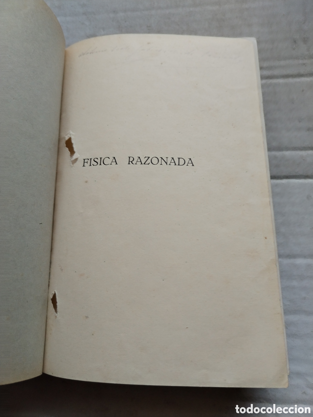 Libros de segunda mano de ciencias: FISICA 1925/J. MIR PE&Ntilde;A - Foto 4
