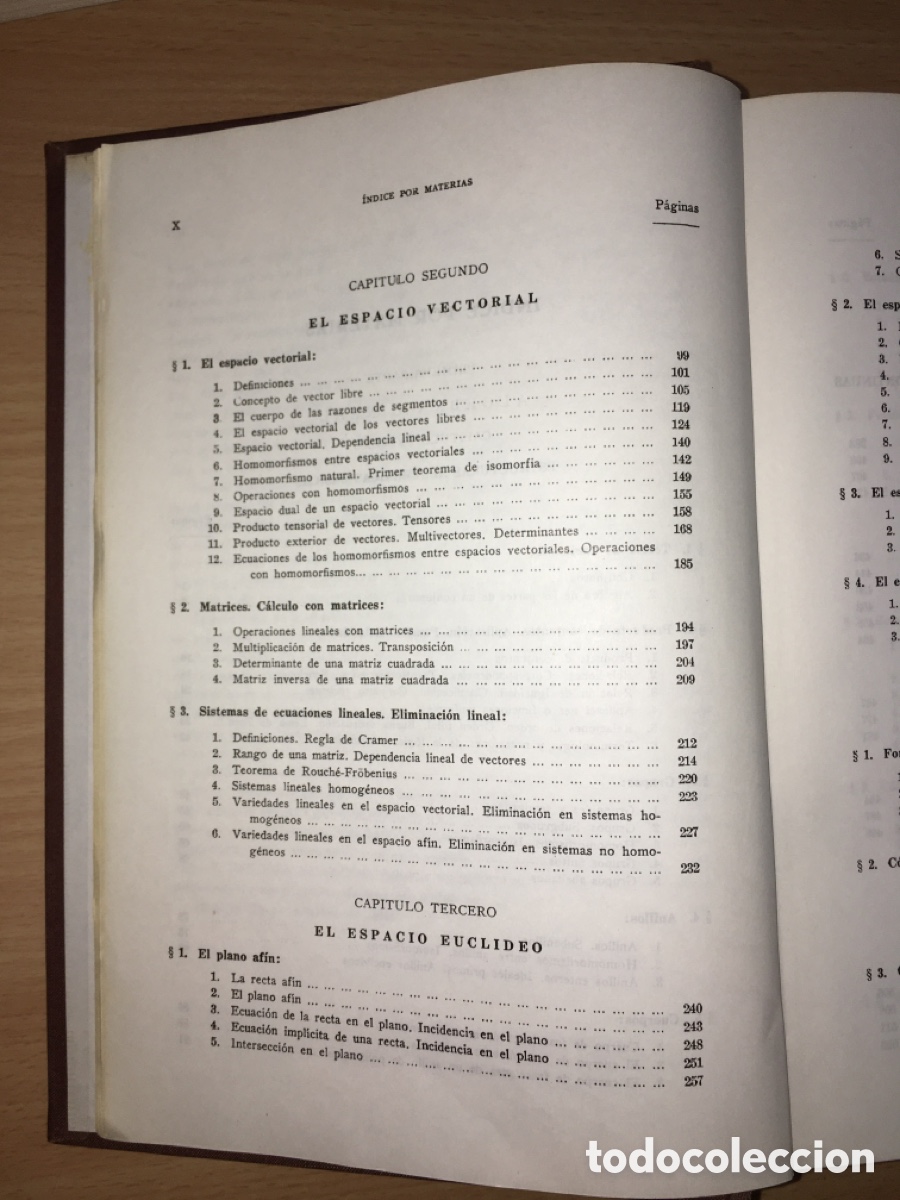Libros de segunda mano de ciencias: Elementos de matem&aacute;ticas 11&ordf; edici&oacute;n - Pedro abellanas - Foto 4