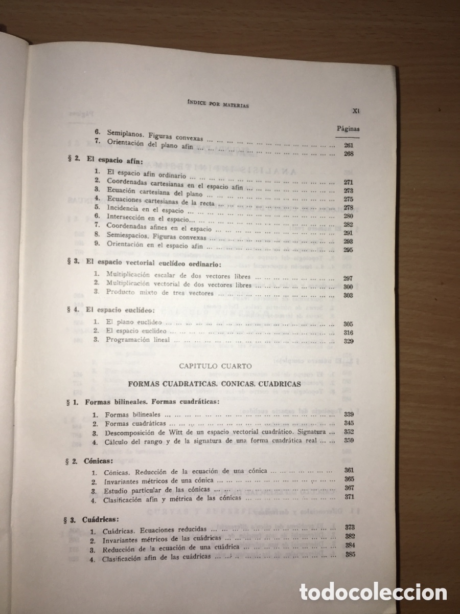 Libros de segunda mano de ciencias: Elementos de matem&aacute;ticas 11&ordf; edici&oacute;n - Pedro abellanas - Foto 5