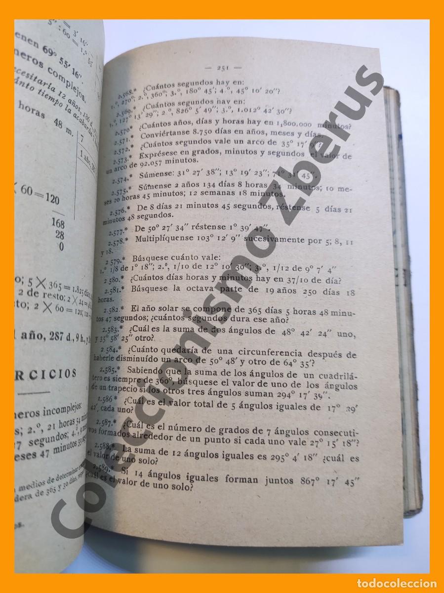 Libros de segunda mano de ciencias: Tratado De Aritmetica. Tercer Grado - Foto 3