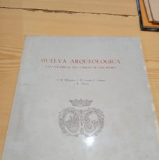 Libros de segunda mano: GG-537 LIBRO HUELVA ARQUEOLOGICA LAS CERAMICAS DEL CABEZO DE SAN PEDRO