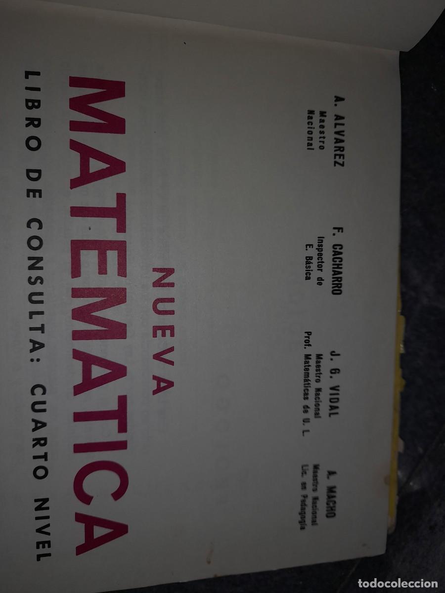 Libros de segunda mano de ciencias: Libro nueva matem&aacute;tica 4 EGB Educaci&oacute;n General B&aacute;sica &Aacute;lvarez editorial Mi&ntilde;on - Foto 3