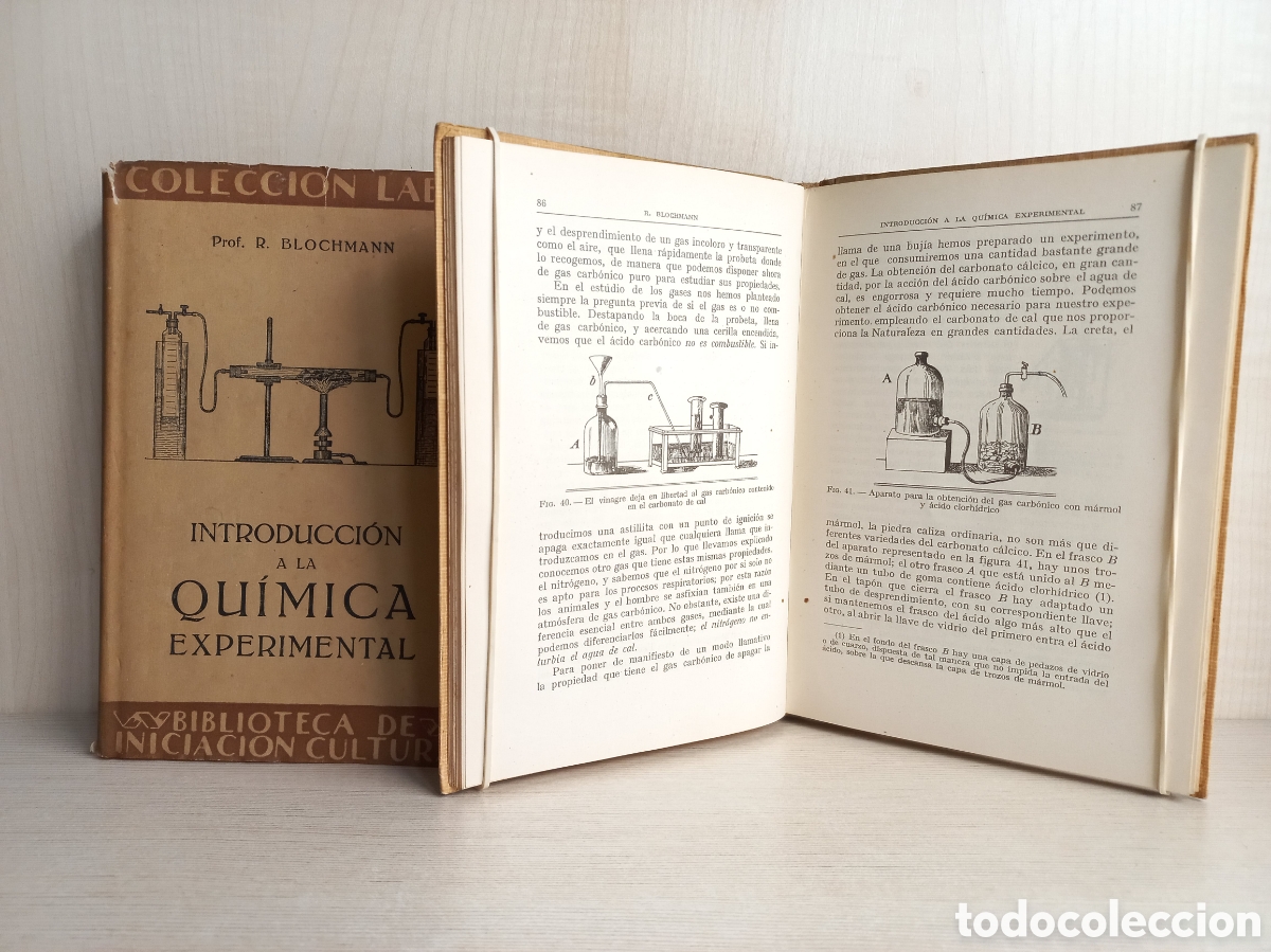 Libros de segunda mano de ciencias: Introducci&oacute;n a la qu&iacute;mica experimental. Blochmann. Labor, 1941. - Foto 5