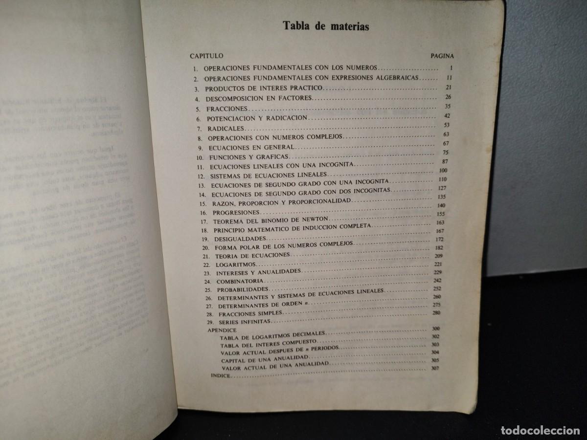 Libros de segunda mano de ciencias: 58- Schaum. &Aacute;lgebra Superior - Murray R. Spiegel - Foto 5