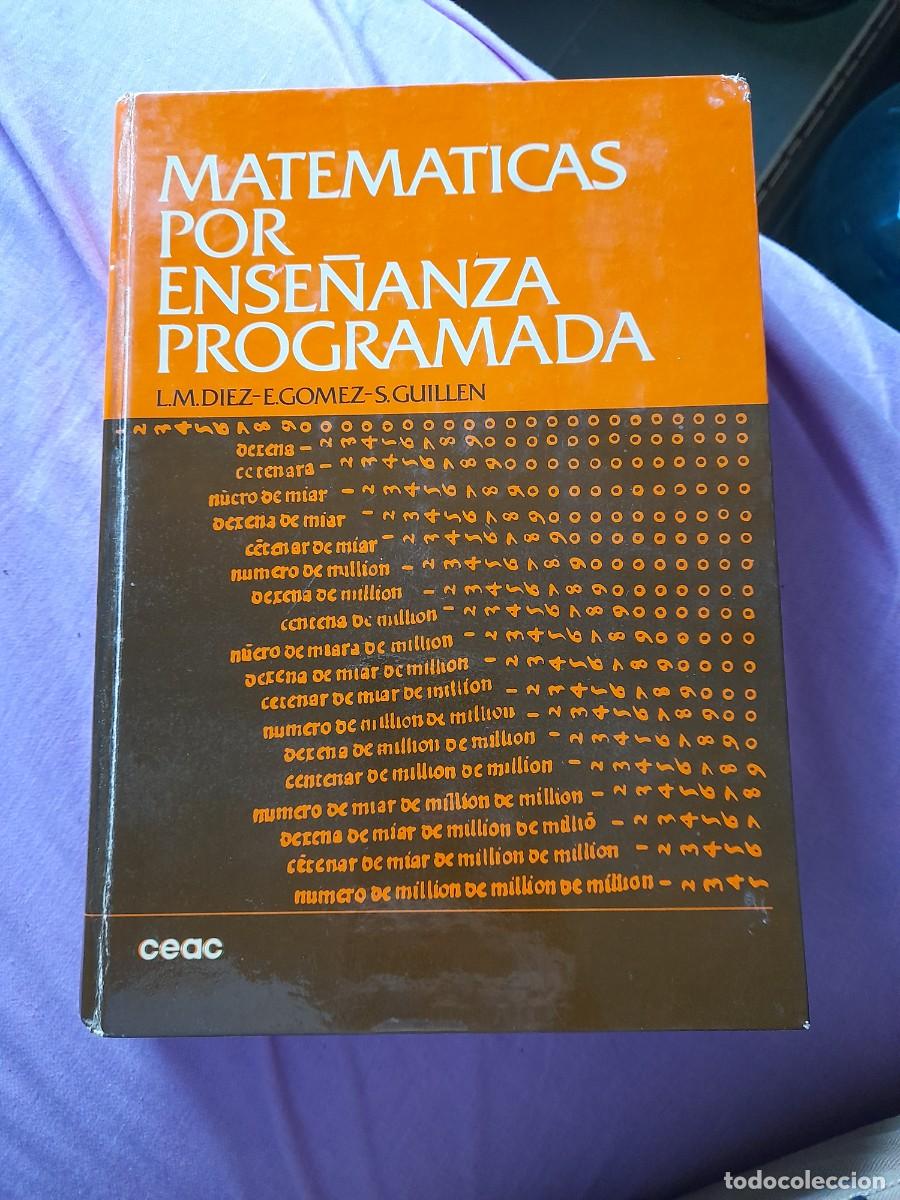 Libros de segunda mano de ciencias: Libro Matem&aacute;ticas por ense&ntilde;anza programada Ceac - Foto 1