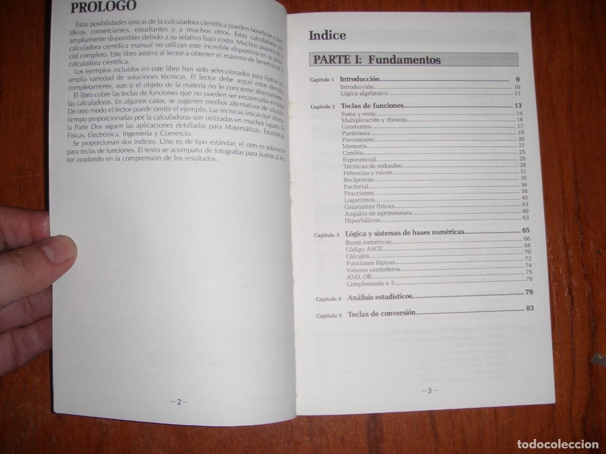 Libros de segunda mano de ciencias: LIBRO CASIO COMO RESOLVER CUALQUIER PROBLEMA CIENTIFICO - Foto 2