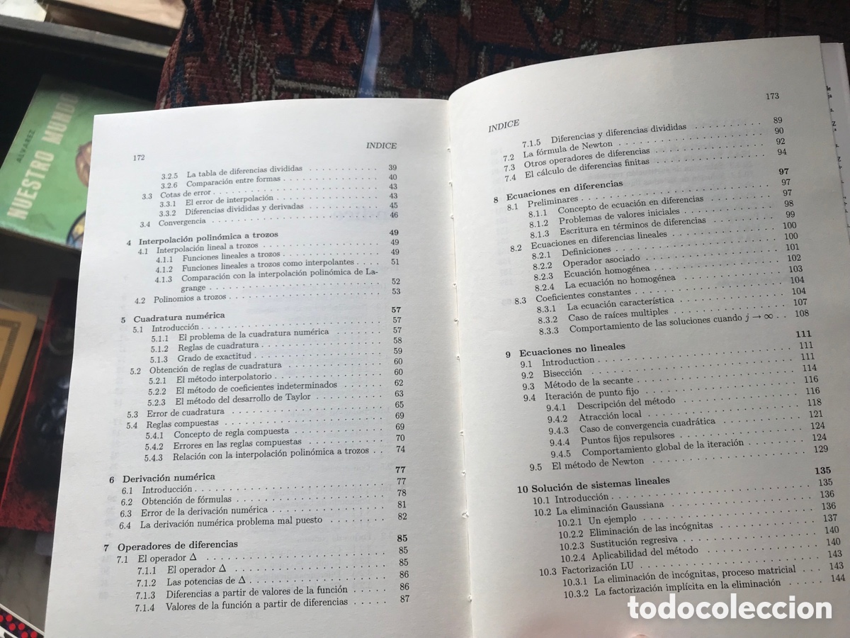 Libros de segunda mano de ciencias: Diez lecciones de c&aacute;lculo num&eacute;rico. J. M. Sanz-Serna. - Foto 5