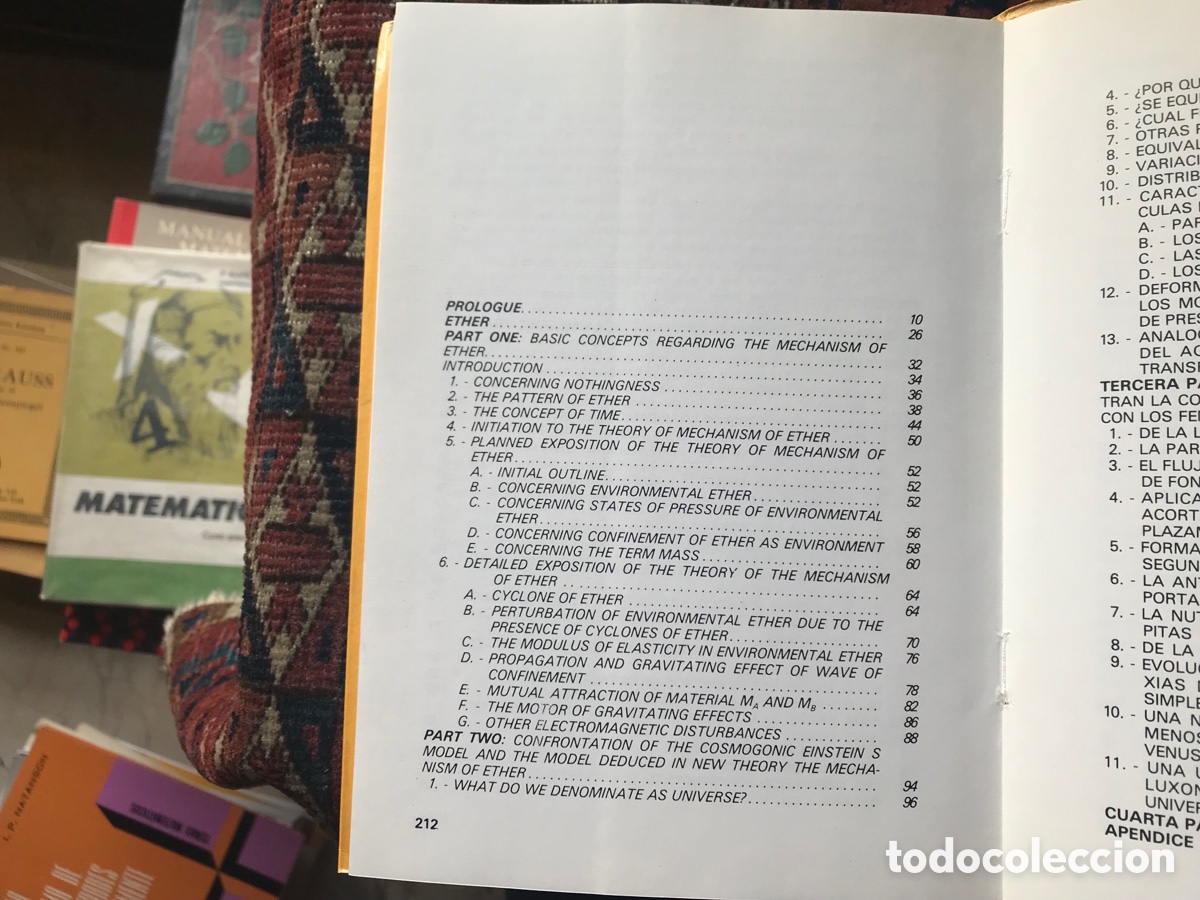 Libros de segunda mano de ciencias: La mec&aacute;nica del &eacute;ter. Jos&eacute; Serrano Camarasa. Dif&iacute;cil - Foto 4