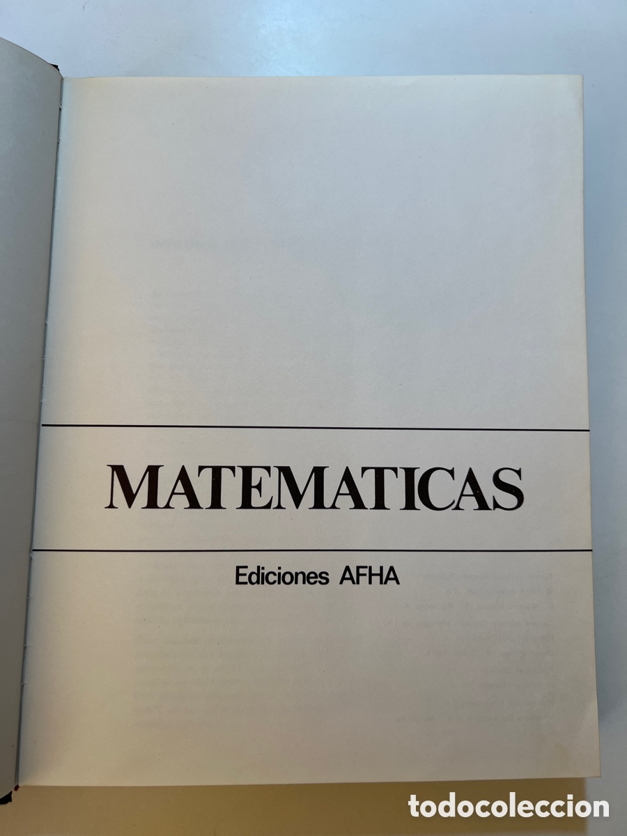 Libros de segunda mano de ciencias: MATEM&Aacute;TICAS EDICIONES AFHA - Foto 4