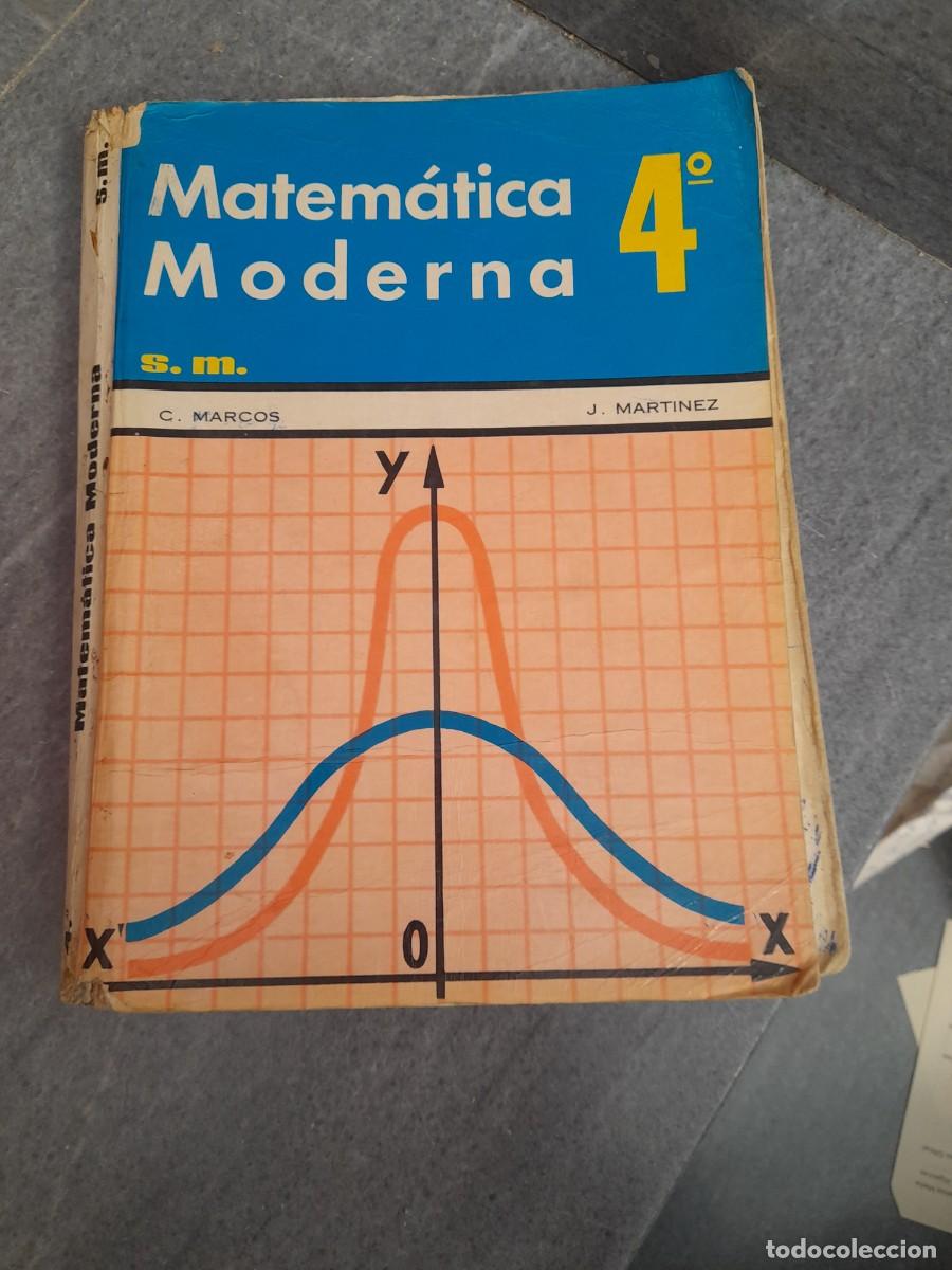 Libros de segunda mano de ciencias: Libro de matem&aacute;tica moderna 4 curso SM Constantino Marcos Jacinto Mart&iacute;nez - Foto 1