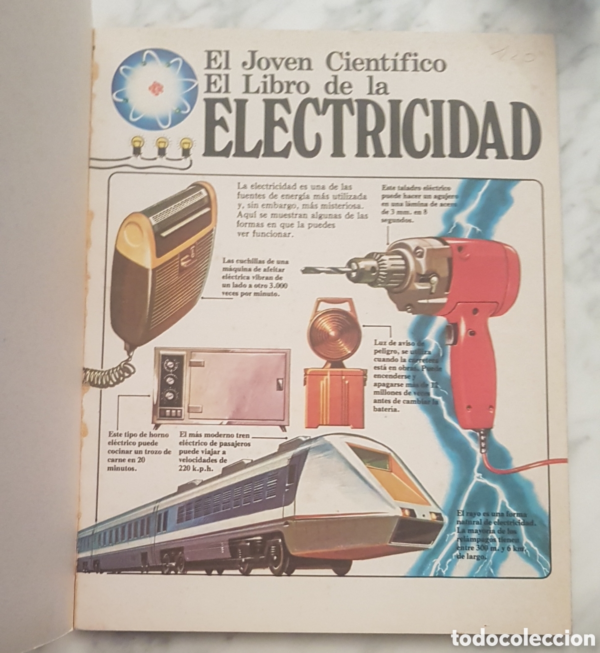 Libros de segunda mano de ciencias: El joven cientifico el libro de la electricidad. Plesa SM - Foto 3