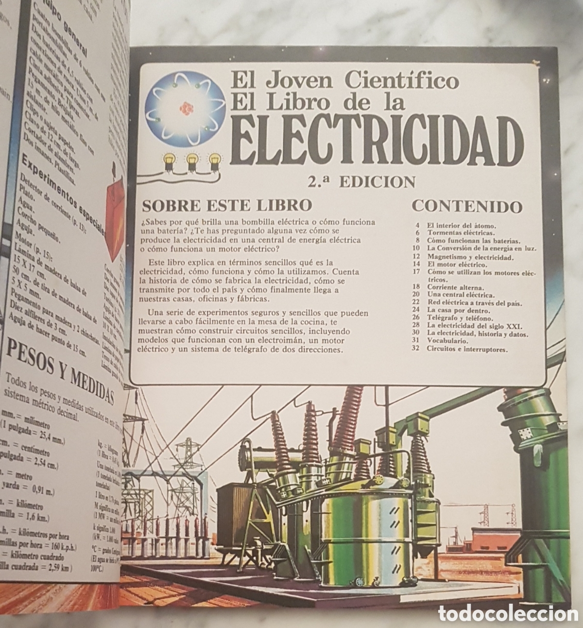 Libros de segunda mano de ciencias: El joven cientifico el libro de la electricidad. Plesa SM - Foto 4