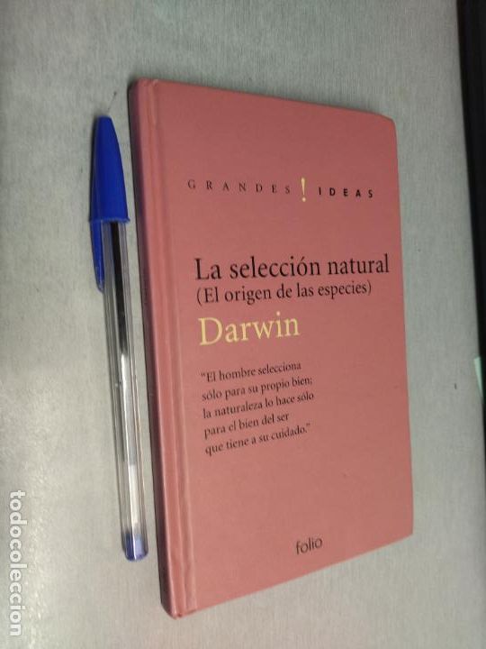 Libros de segunda mano: LA SELECCI&Oacute;N NATURAL (EL ORIGEN DE LAS ESPECIES) / DARWIN / FOLIO 2006 - Foto 1