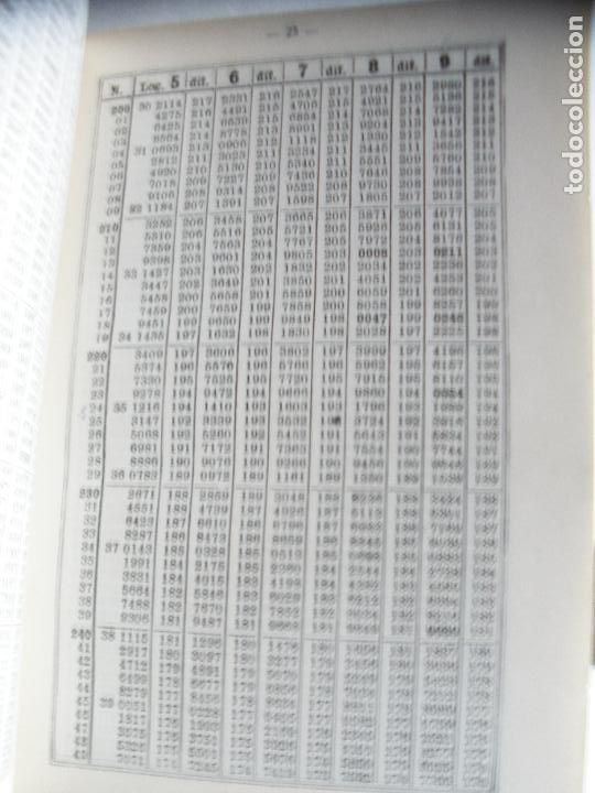 Libros de segunda mano de ciencias: LIBRO DE TABLAS DE LOGARITMOS Y TRIGONOMETRICAS DE BRU&Ntilde;O A&Ntilde;O 1958 240grs. - Foto 5