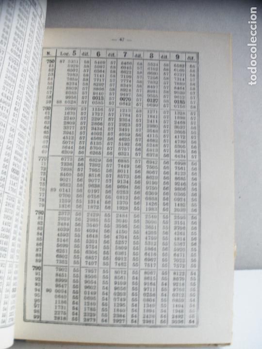 Libros de segunda mano de ciencias: LIBRO DE TABLAS DE LOGARITMOS Y TRIGONOMETRICAS DE BRU&Ntilde;O A&Ntilde;O 1958 240grs. - Foto 6