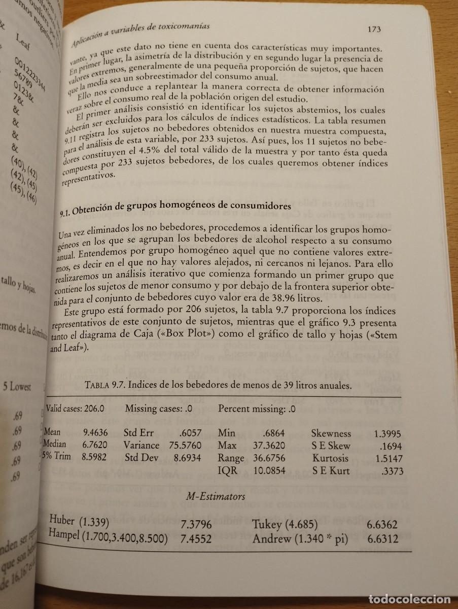 Libros de segunda mano de ciencias: EL AN&Aacute;LISIS EXPLORATORIO DE DATOS (ALFONSO PALMER POL) - Foto 11