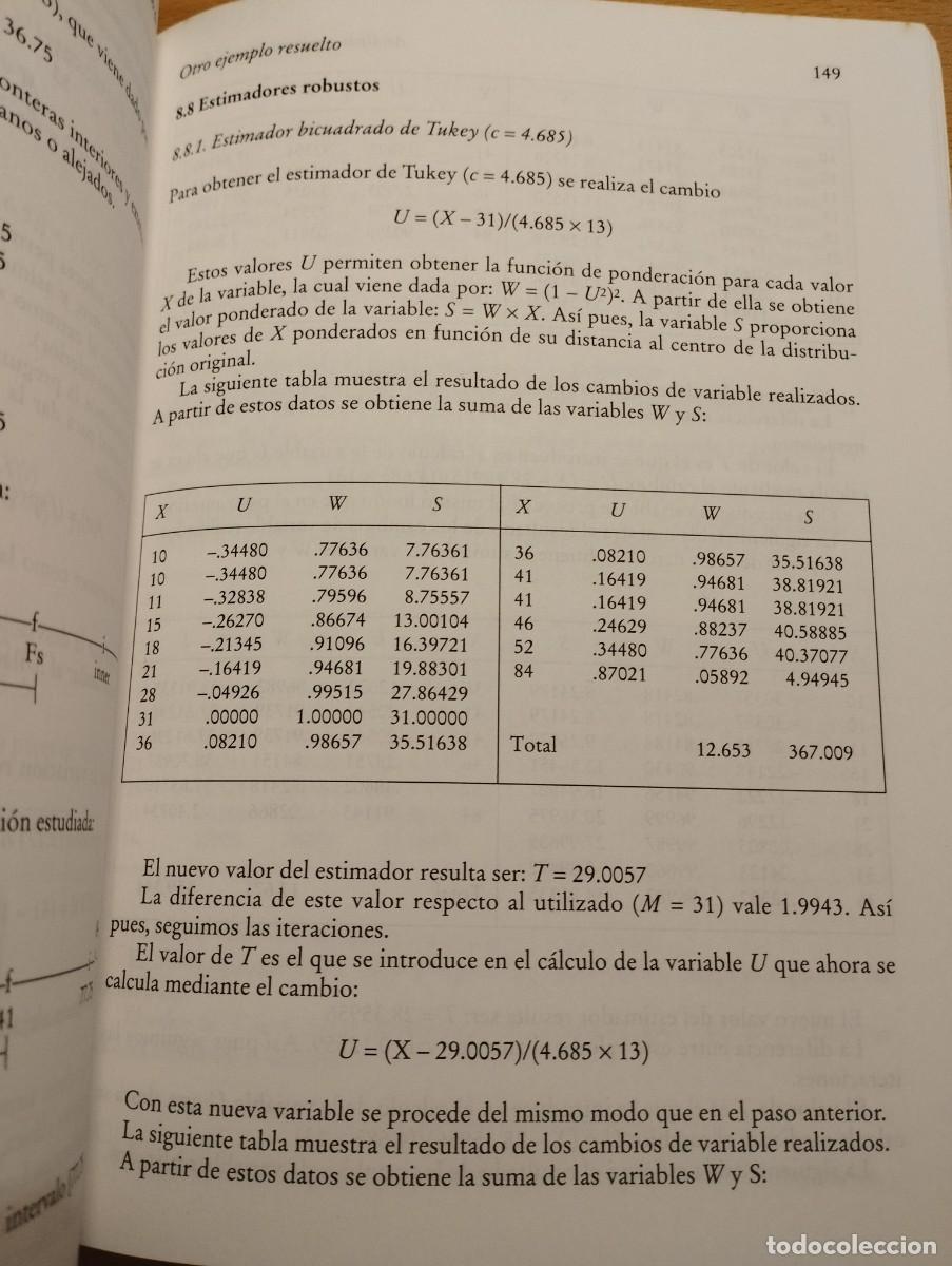 Libros de segunda mano de ciencias: EL AN&Aacute;LISIS EXPLORATORIO DE DATOS (ALFONSO PALMER POL) - Foto 13
