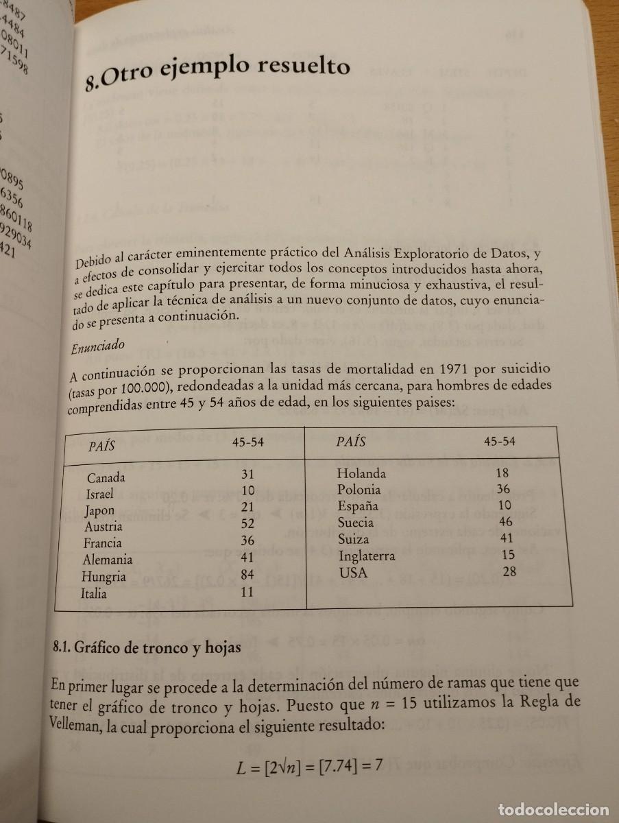 Libros de segunda mano de ciencias: EL AN&Aacute;LISIS EXPLORATORIO DE DATOS (ALFONSO PALMER POL) - Foto 14