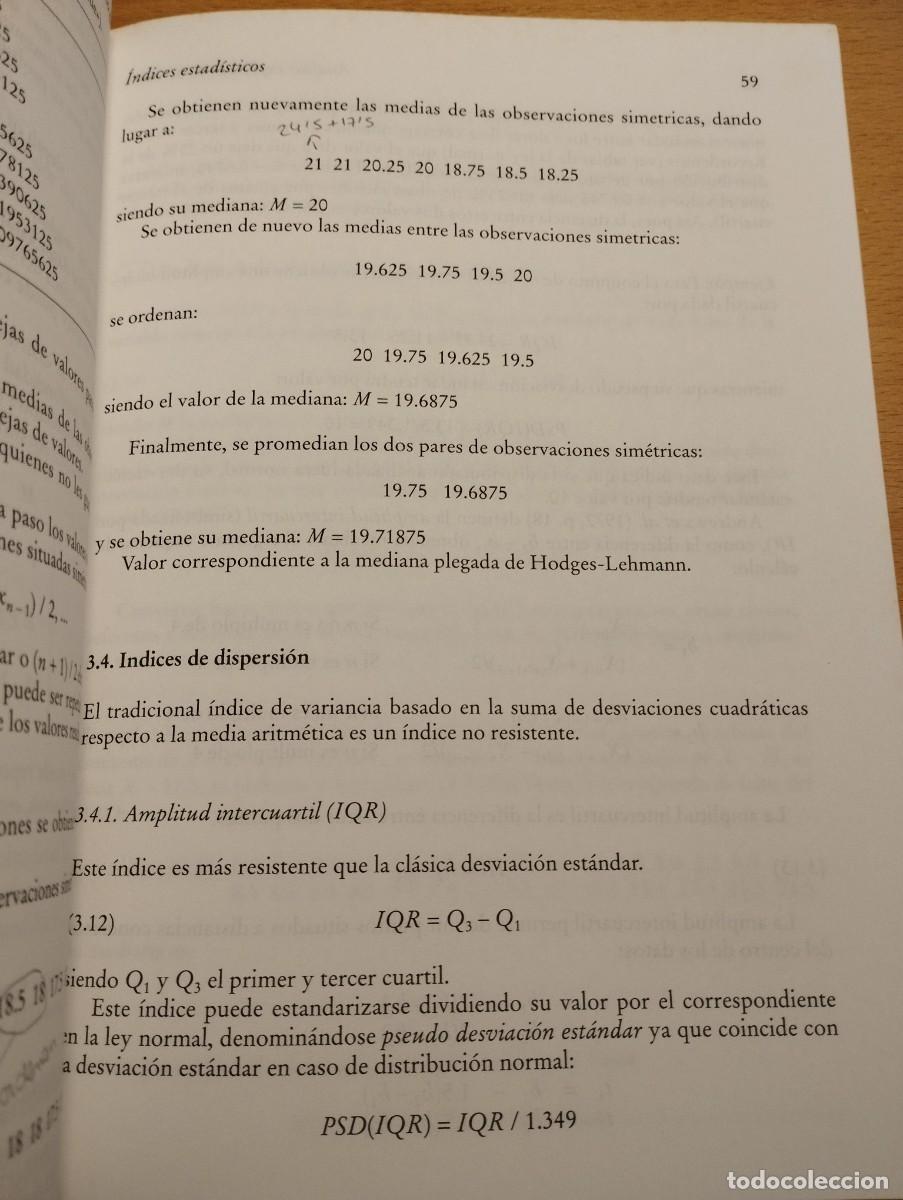 Libros de segunda mano de ciencias: EL AN&Aacute;LISIS EXPLORATORIO DE DATOS (ALFONSO PALMER POL) - Foto 19