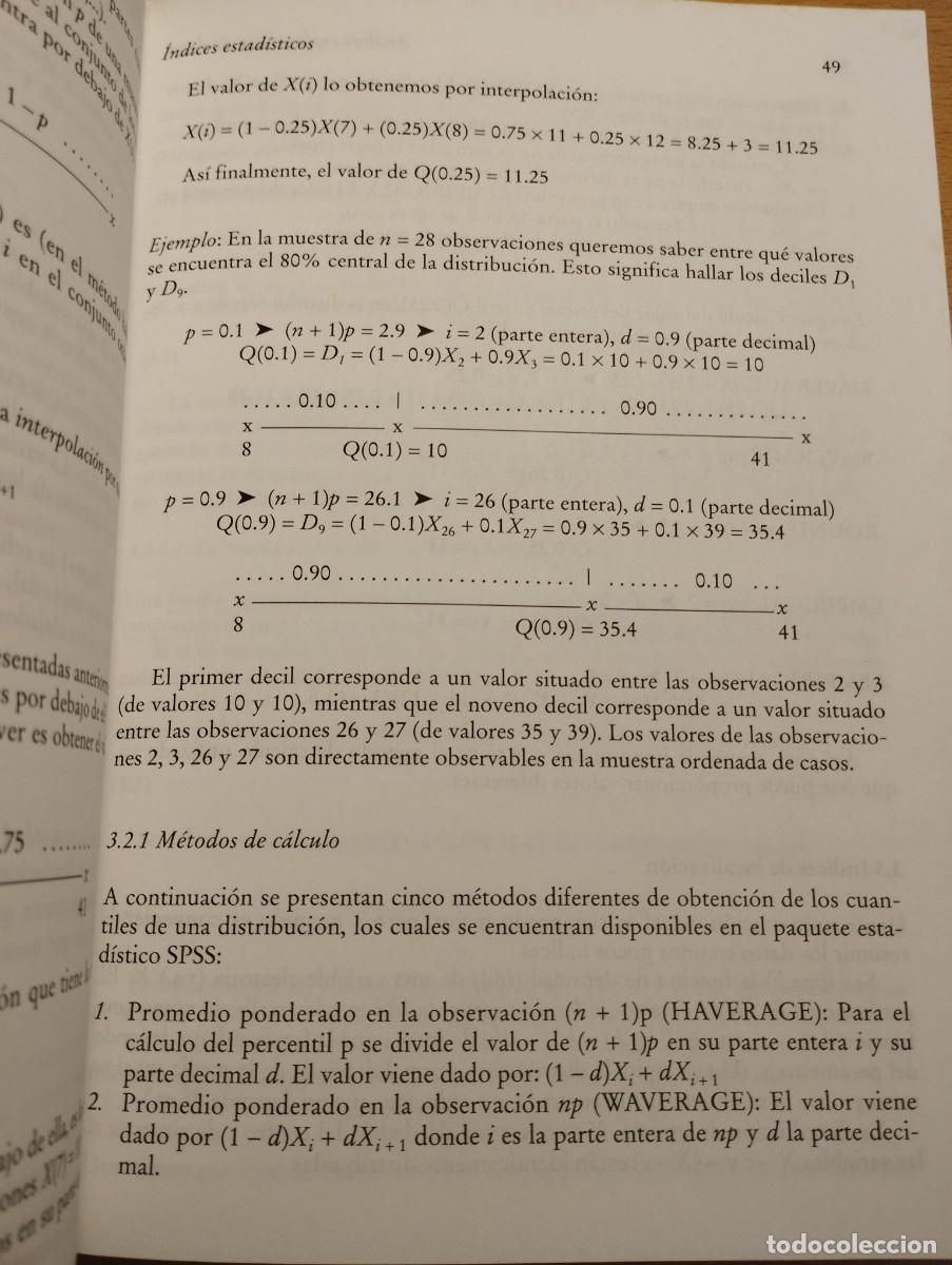 Libros de segunda mano de ciencias: EL AN&Aacute;LISIS EXPLORATORIO DE DATOS (ALFONSO PALMER POL) - Foto 20