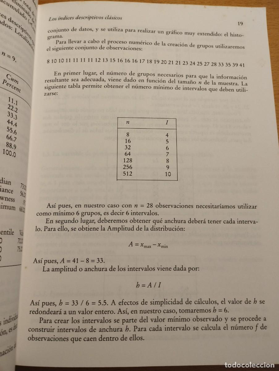 Libros de segunda mano de ciencias: EL AN&Aacute;LISIS EXPLORATORIO DE DATOS (ALFONSO PALMER POL) - Foto 23