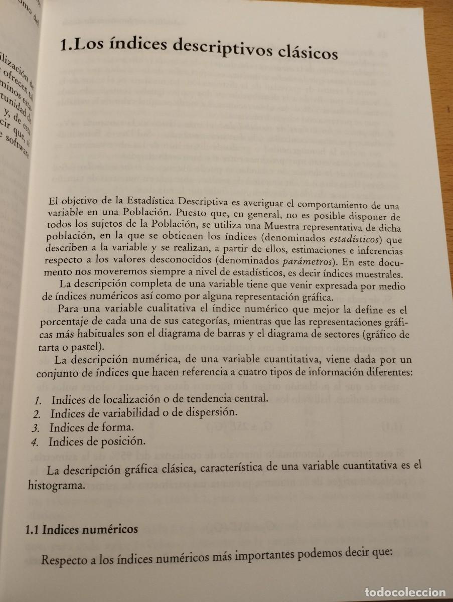 Libros de segunda mano de ciencias: EL AN&Aacute;LISIS EXPLORATORIO DE DATOS (ALFONSO PALMER POL) - Foto 24