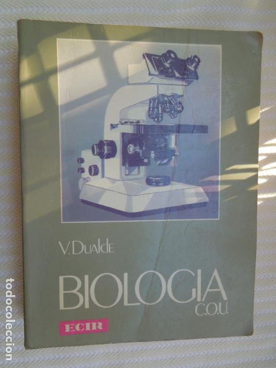 Libros de segunda mano de ciencias: BIOLOG&Iacute;A - V. DUALDE - C.O.U. - LIBRO DE TEXTO - ECIR EDITORIAL 1998. - Foto 1