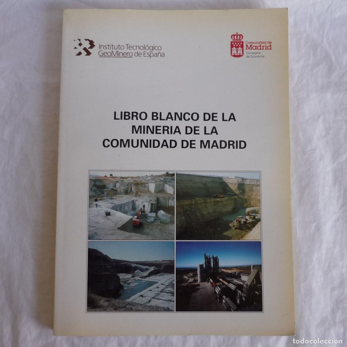 Libros de segunda mano: Libro blanco de la miner&iacute;a de la Comunidad de Madrid, 1995 - Foto 1