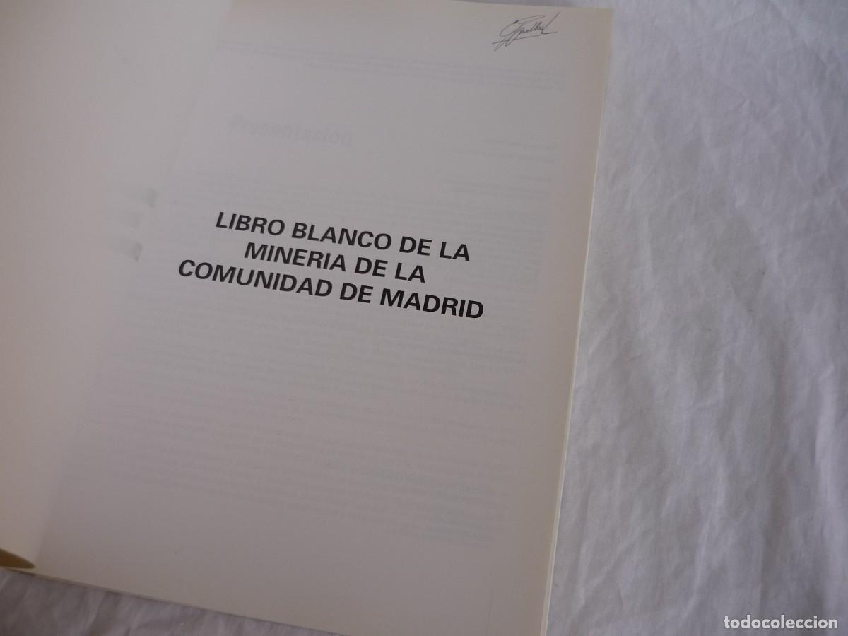 Libros de segunda mano: Libro blanco de la miner&iacute;a de la Comunidad de Madrid, 1995 - Foto 5