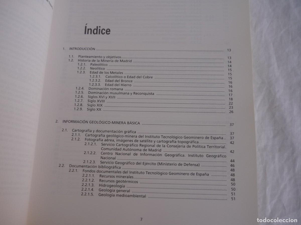 Libros de segunda mano: Libro blanco de la miner&iacute;a de la Comunidad de Madrid, 1995 - Foto 7