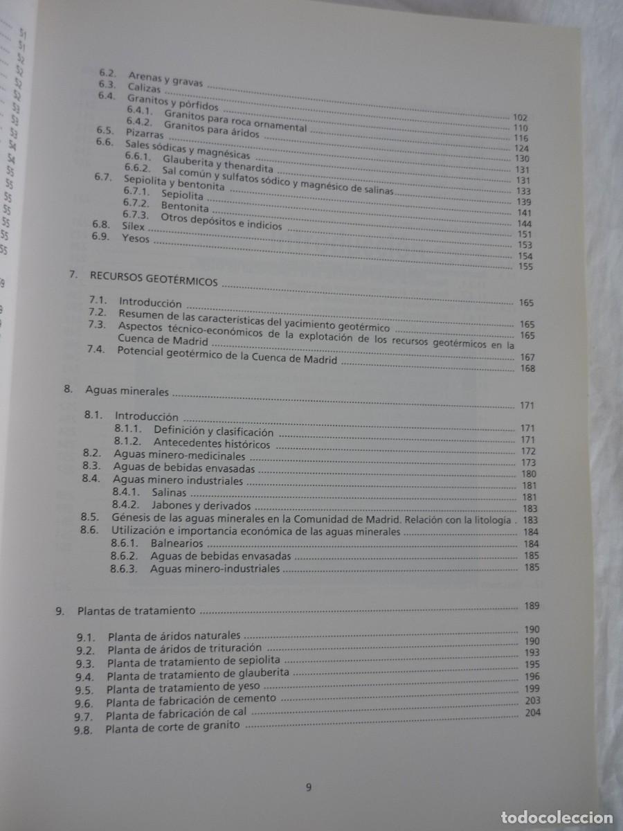 Libros de segunda mano: Libro blanco de la miner&iacute;a de la Comunidad de Madrid, 1995 - Foto 9