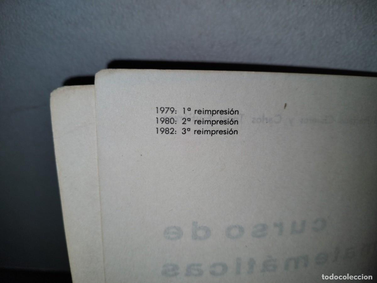 Libros de segunda mano de ciencias: 61- CURSO DE MATEM&Aacute;TICAS 3. PRECIADO - TORAL - Foto 4