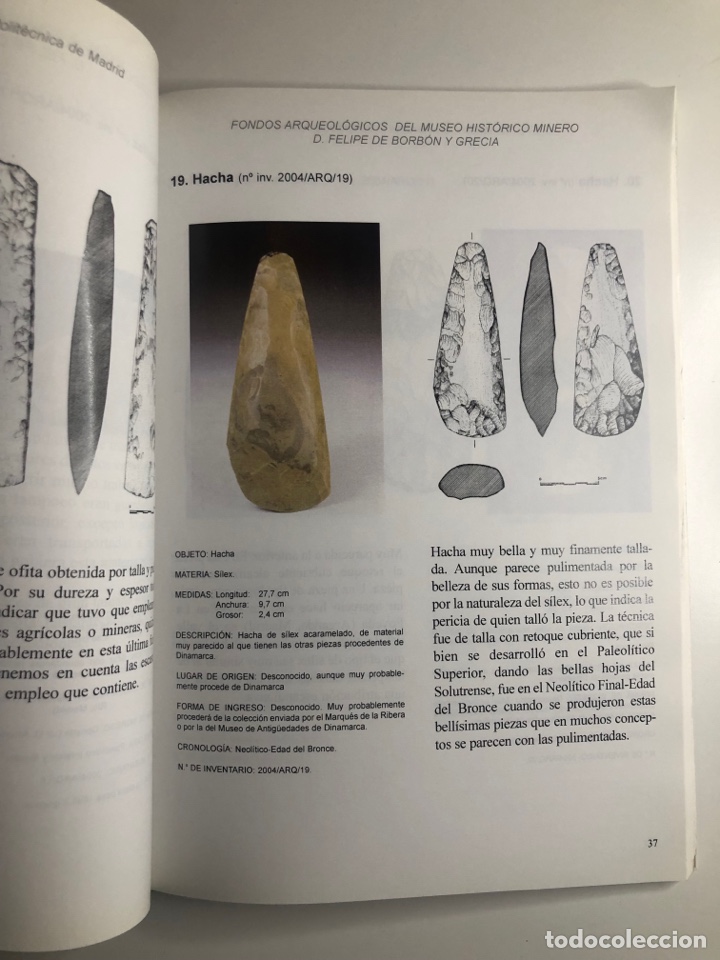 Libros de segunda mano: FONDOS ARQUEOL&Oacute;GICOS DEL MUSEO HIST&Oacute;RICO MINERO. - Foto 6