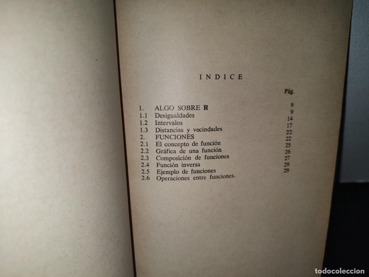 Libros de segunda mano de ciencias: 62- LIBRETILLO. FUNCIONES REALES - MANUEL L&Oacute;PEZ MATEOS - Foto 4